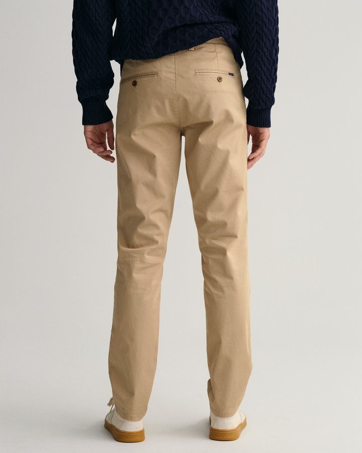 Hallden Slim Fit Twill Chinos