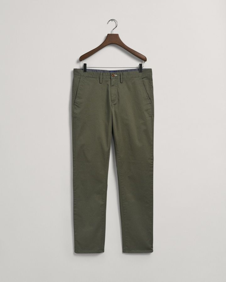 Hallden Slim Fit Twill Chinos