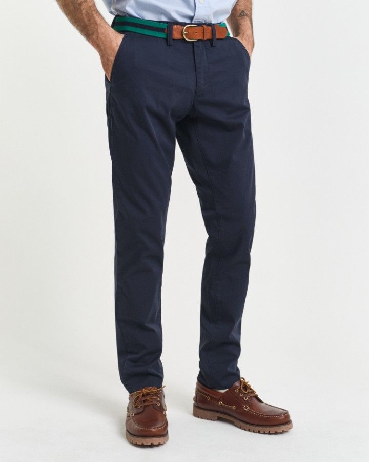 Slim Fit Twill Chinos