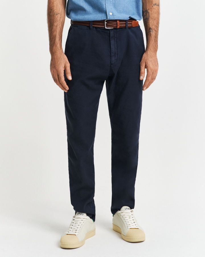 Slim Fit Cotton Linen Chinos
