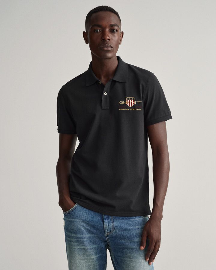 Archive Shield Pique Polo Shirt