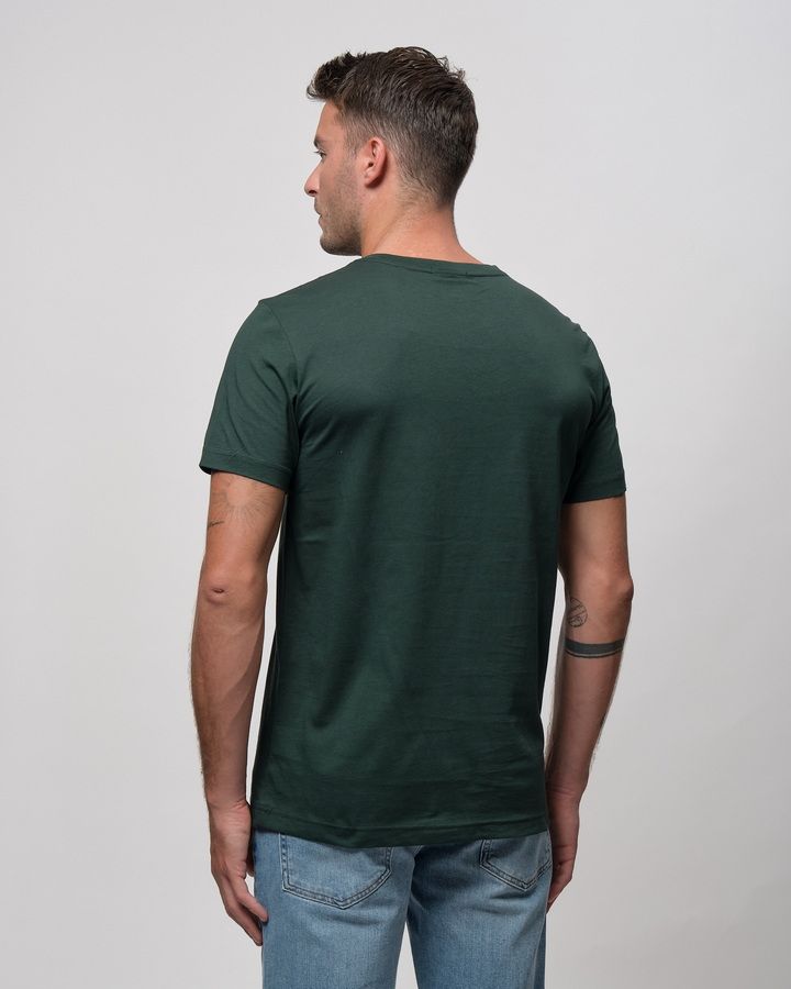 Slim Fit Shield V-Neck T-Shirt