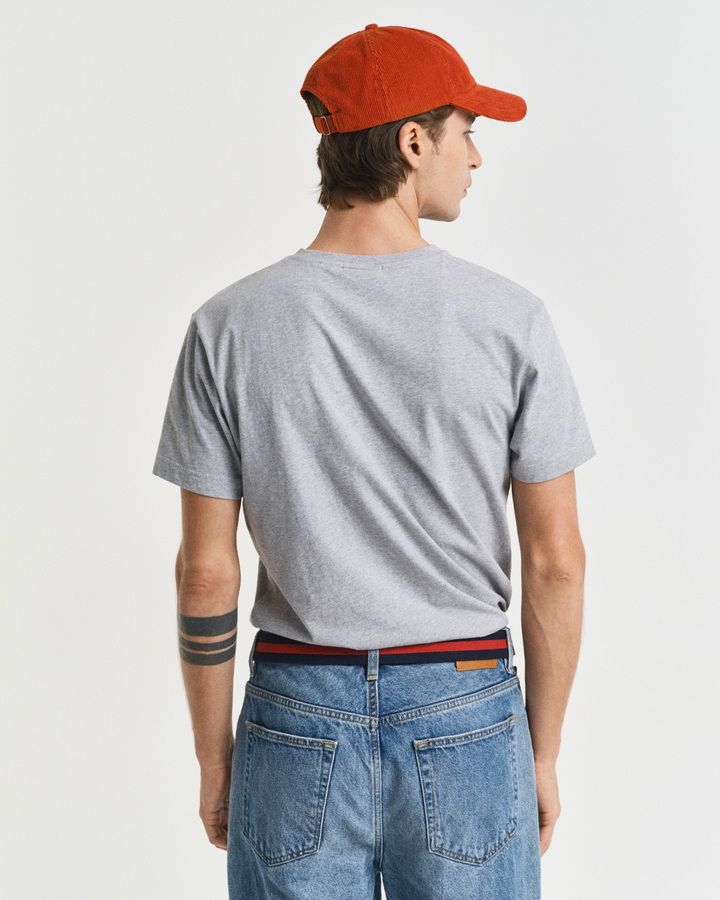 Slim Fit Shield V-Neck T-Shirt