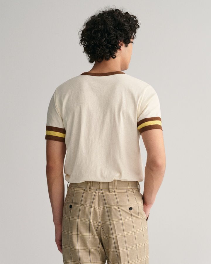 Striped Sleeve GANT USA T-Shirt