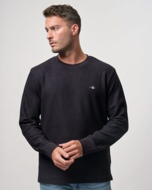 Texture Cuff Long Sleeve T-shirt