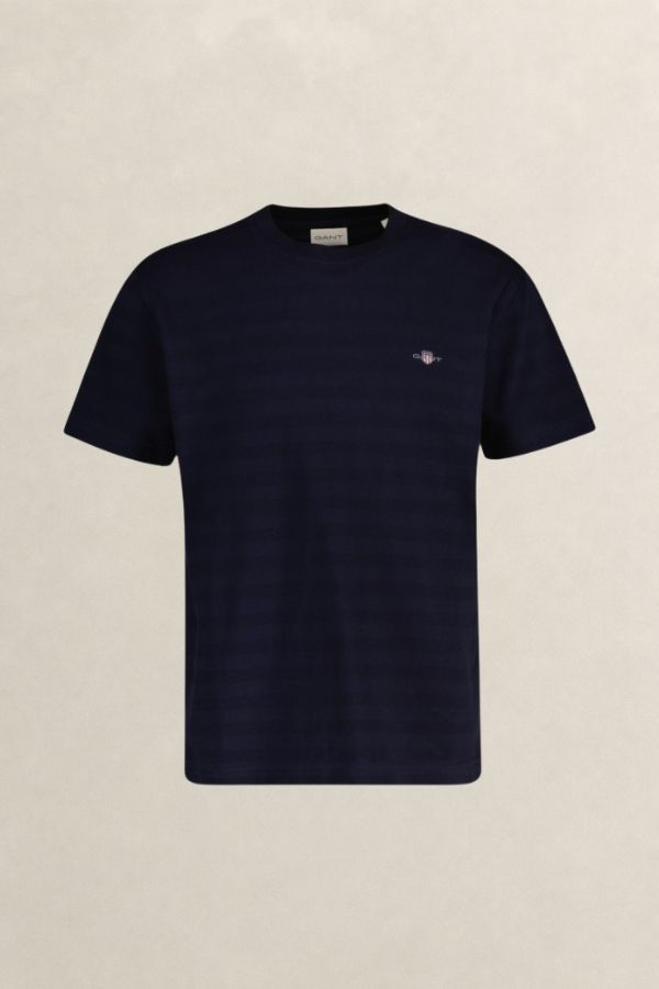 Texture Stripe Short sleeve T-Shirt