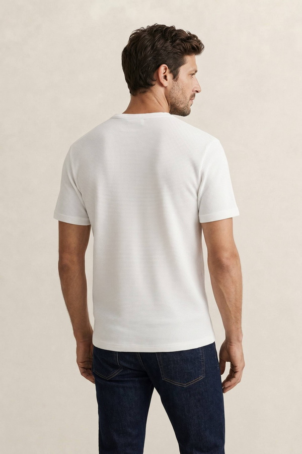 Washed Waffle Short sleeve T-shirt