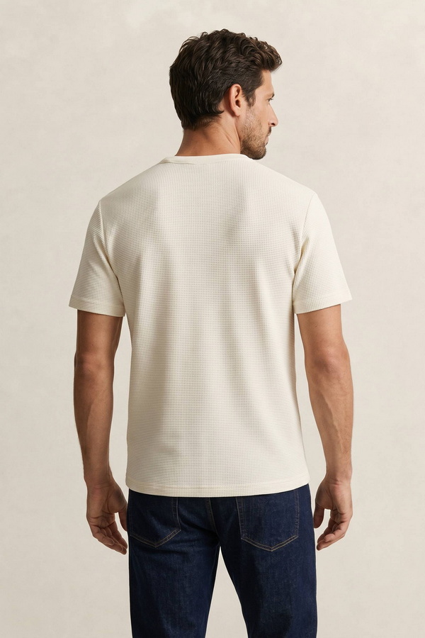 Washed Waffle Short sleeve T-shirt