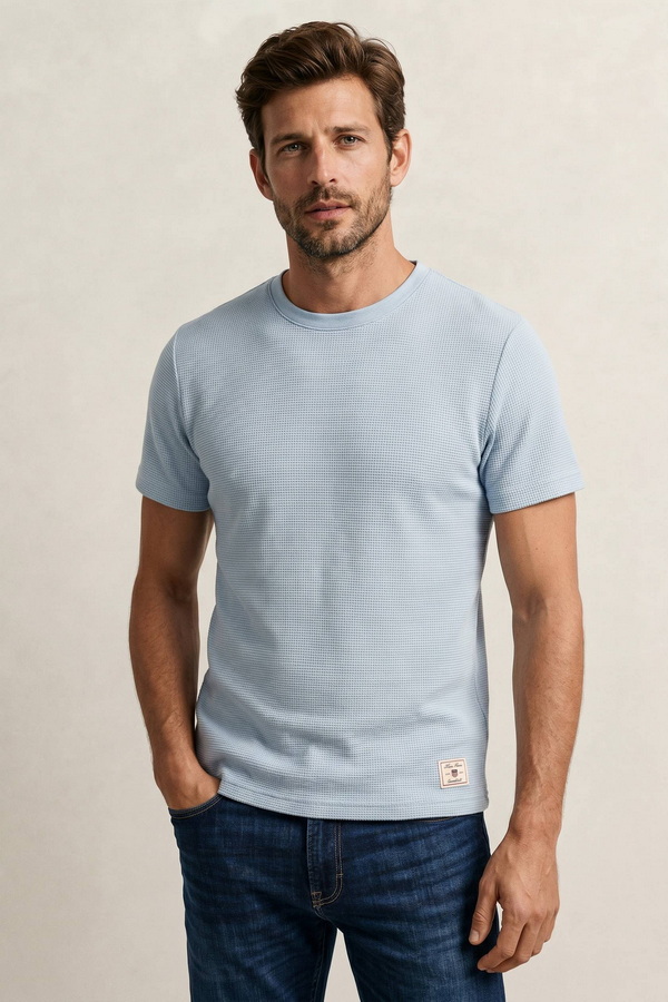 Washed Waffle Short sleeve T-shirt