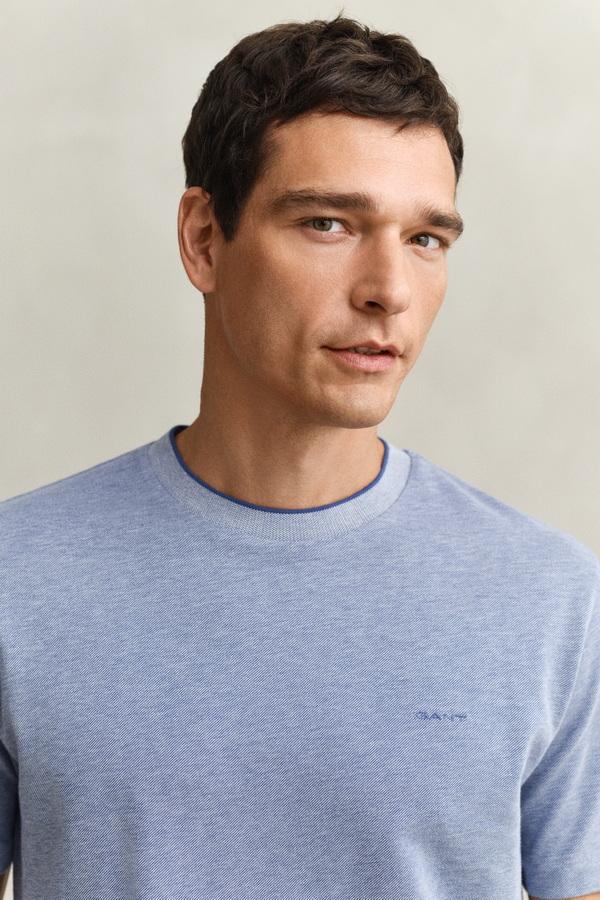 Two-Toned Pique T-Shirt