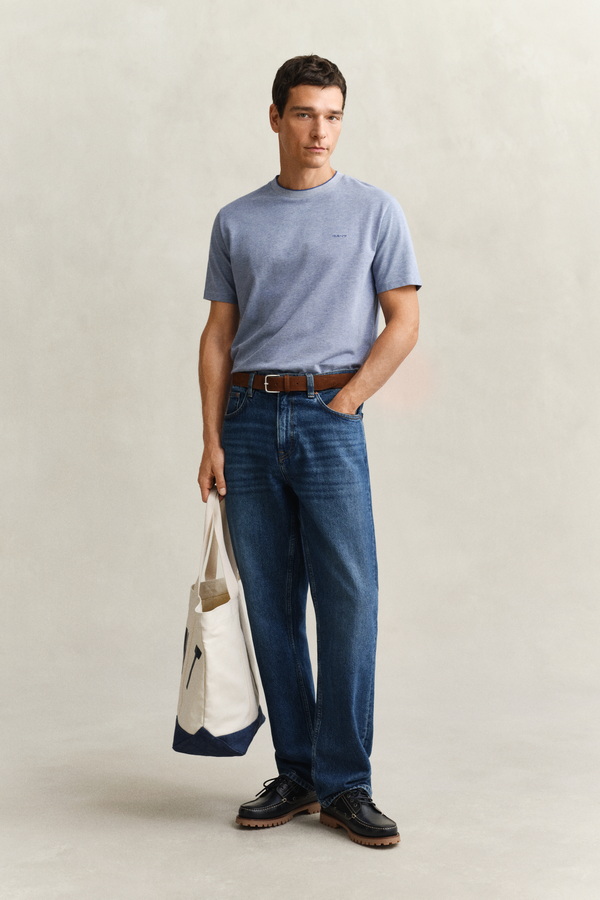 Two-Toned Pique T-Shirt