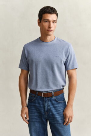 Two-Toned Pique T-Shirt