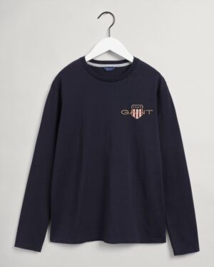 Slim Fit Medium Archive Shield Long Sleeve