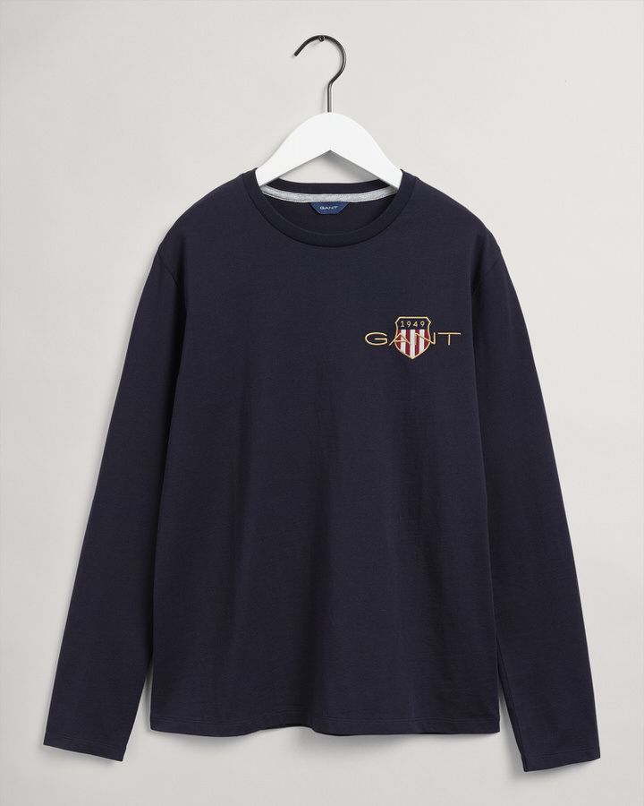 Slim Fit Medium Archive Shield Long Sleeve