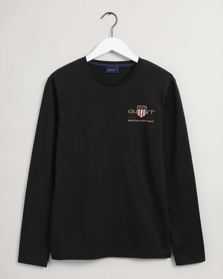 Slim Fit Medium Archive Shield Long Sleeve