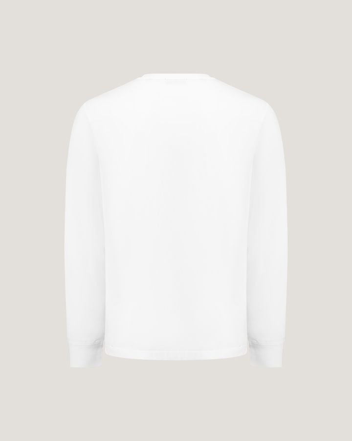 Contrast Slim Pique LS T-Shirt