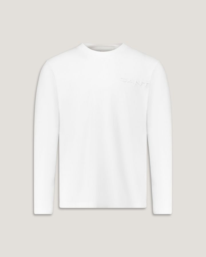 Reg Embossed Ls Tshirt