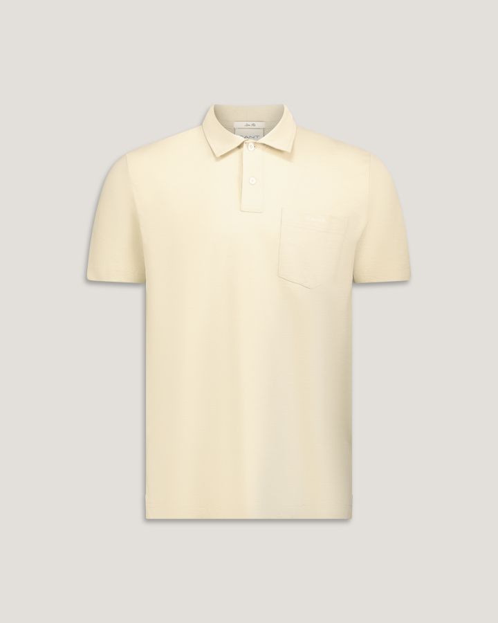 Slub Texture Polo Shirt