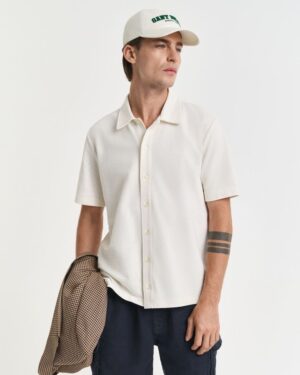 Textured Short Sleeve Shirt