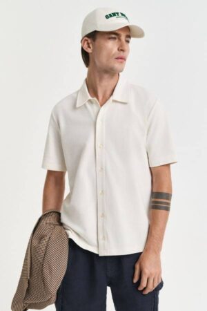 Textured Short Sleeve Shirt