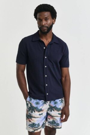 Textured Short Sleeve Shirt