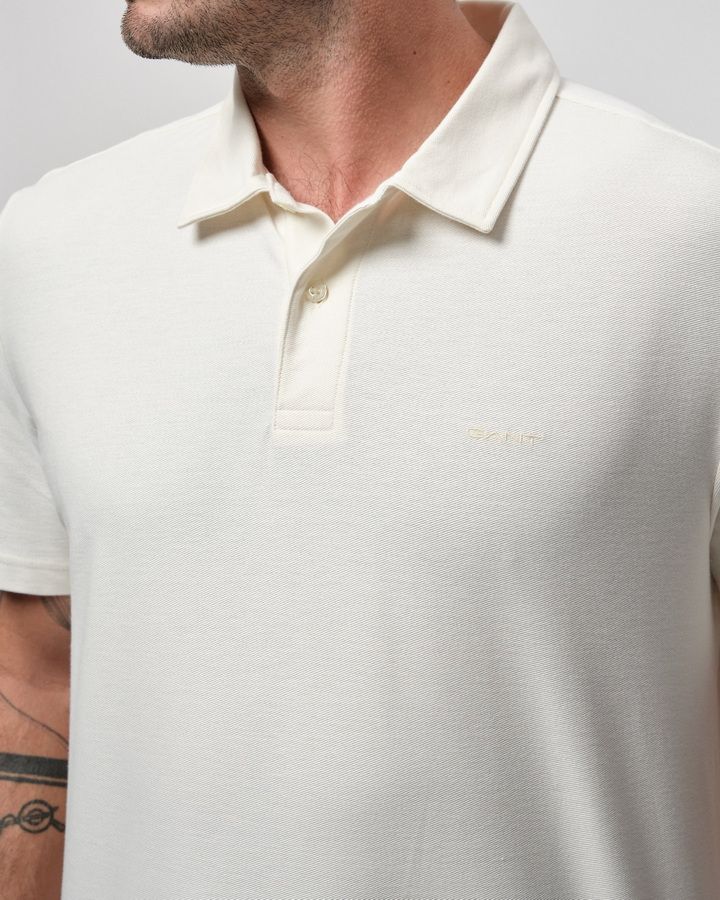 Twill Textured Polo Shirt