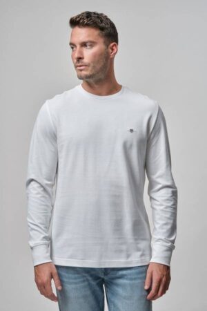Slim Pique Long Sleeve T-Shirt