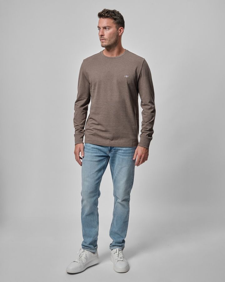 Slim Pique Long Sleeve T-Shirt