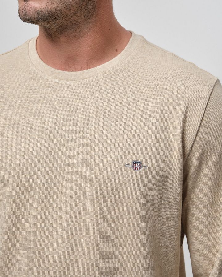 Slim Pique Long Sleeve T-Shirt
