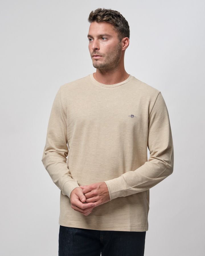 Slim Pique Long Sleeve T-Shirt