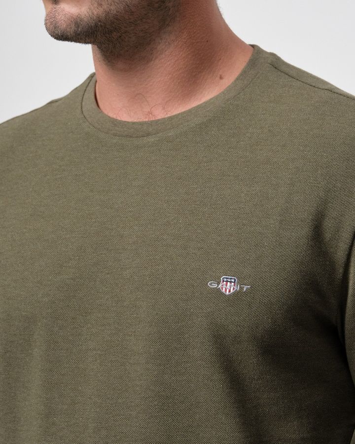 Slim Pique Long Sleeve T-Shirt