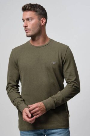 Slim Pique Long Sleeve T-Shirt