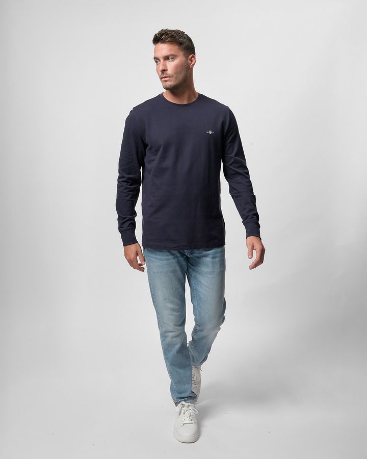 Slim Pique Long Sleeve T-Shirt