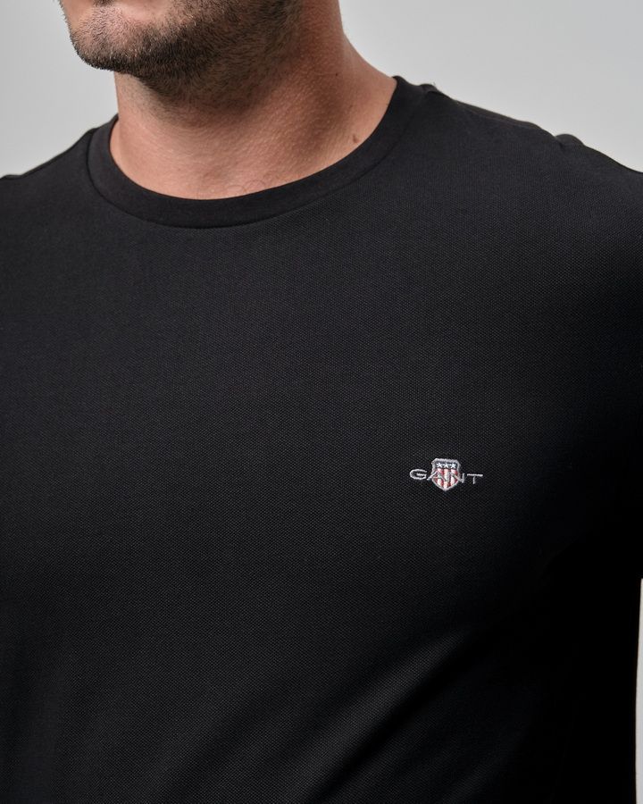 Slim Pique Long Sleeve T-Shirt