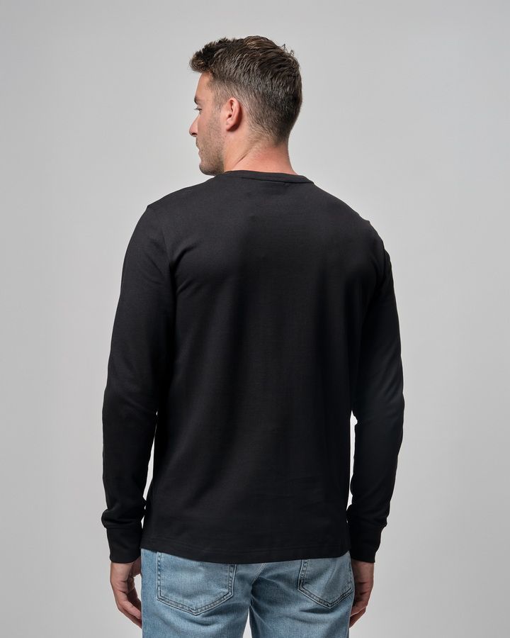 Slim Pique Long Sleeve T-Shirt