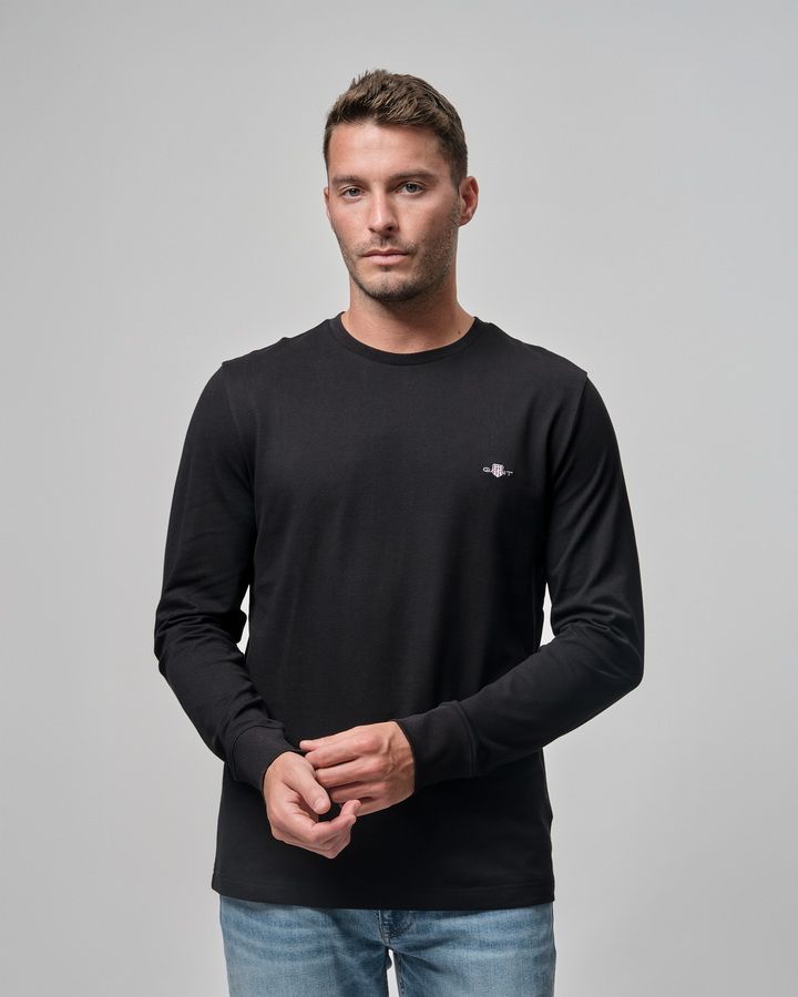 Slim Pique Long Sleeve T-Shirt