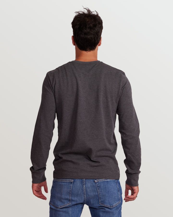 D1. SLIM PIQUE LS T-SHIRT