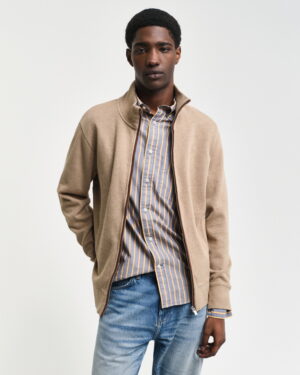 Sacker Rib Zip Cardigan