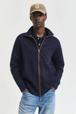 Sacker Rib Zip Cardigan