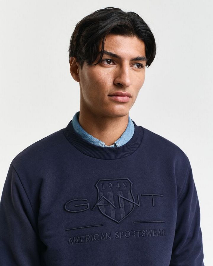 Tonal Archive Shield Crew Neck Sweater