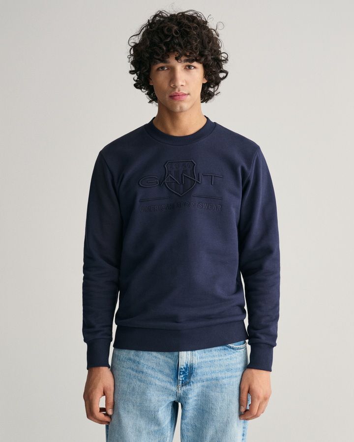 Tonal Archive Shield Crew Neck Sweater