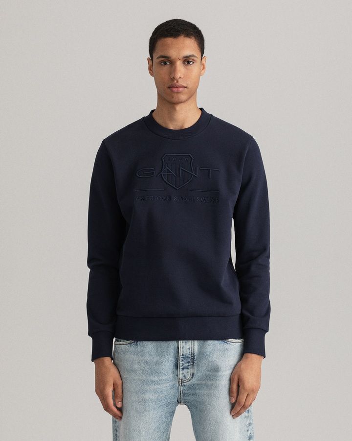 Tonal Archive Shield Crew Neck Sweater