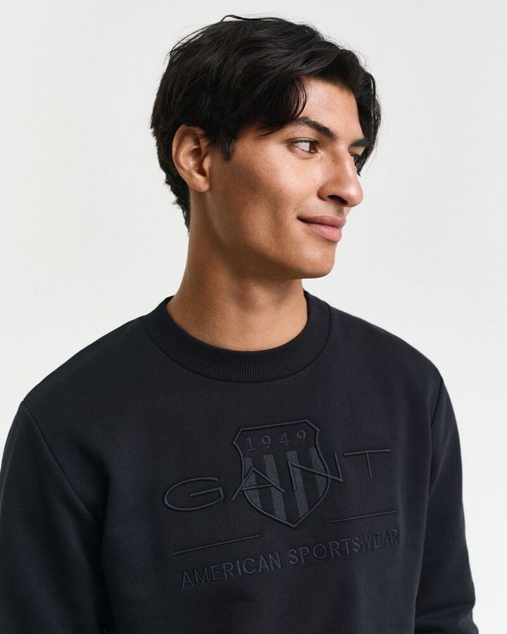 Tonal Archive Shield Crew Neck Sweater