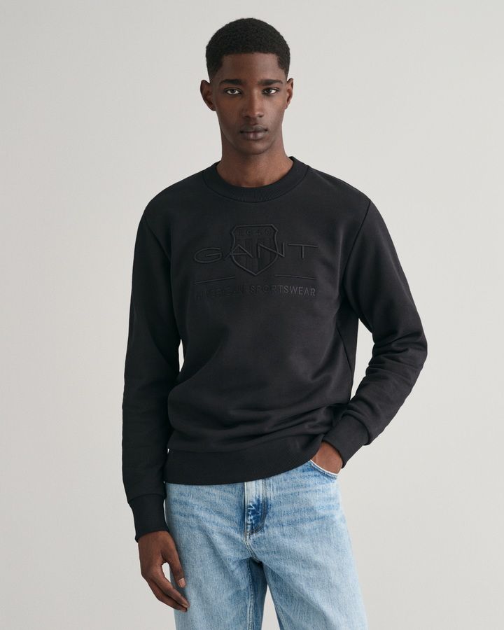 Tonal Archive Shield Crew Neck Sweater