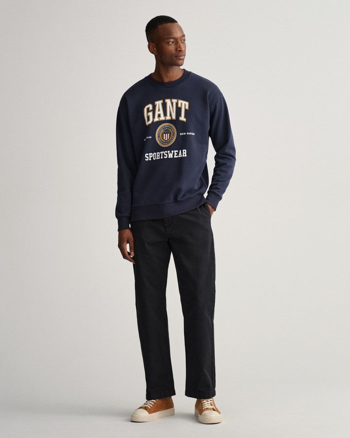 Crest Shield Crew Neck Sweatshirt