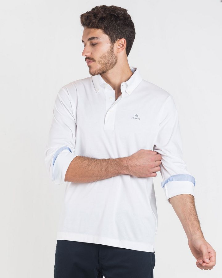 Long Sleeve Mercerized Jersey Rugger