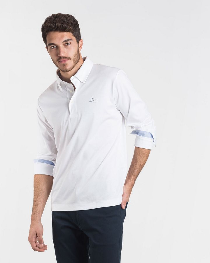 Long Sleeve Mercerized Jersey Rugger