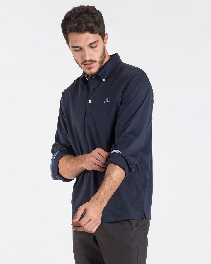 Long Sleeve Mercerized Jersey Rugger