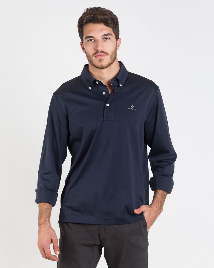 Long Sleeve Mercerized Jersey Rugger