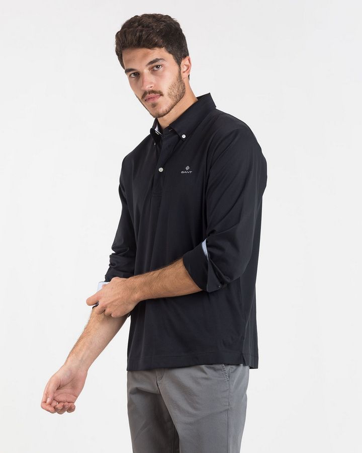 Long Sleeve Mercerized Jersey Rugger